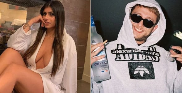 Mia Khalifa de passage à Aulnay-sous-Bois, Vald lui adresse un message !