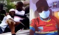 Ninho s'est fait sauter dessus par un fan à Kinshasa