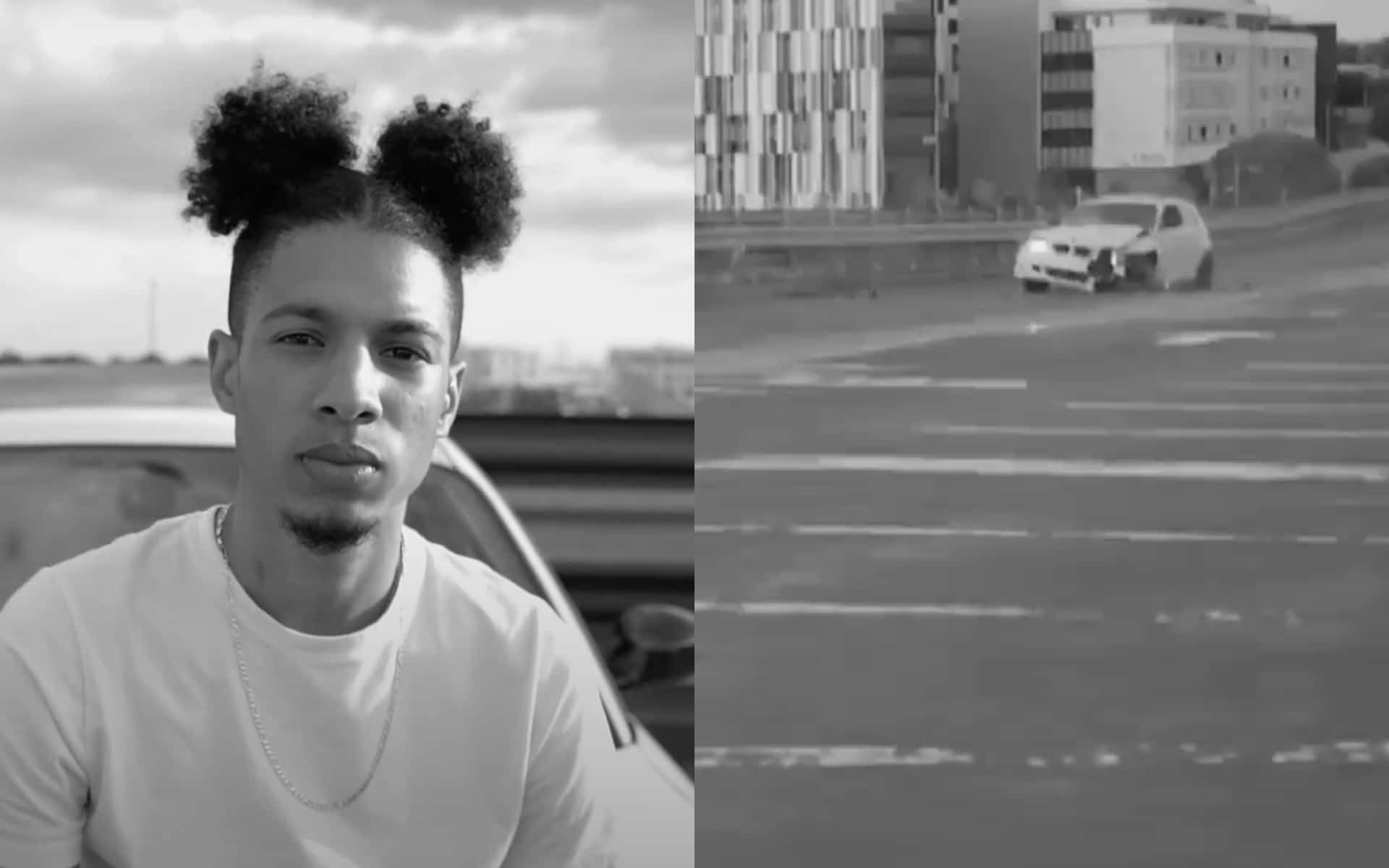 Ave Purple : le rappeur n’hésite pas à détruire une BMW pour son clip