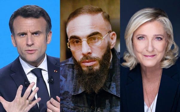 Médine annonce voter pour Emmanuel Macron pour évincer son ennemie Marine Le Pen
