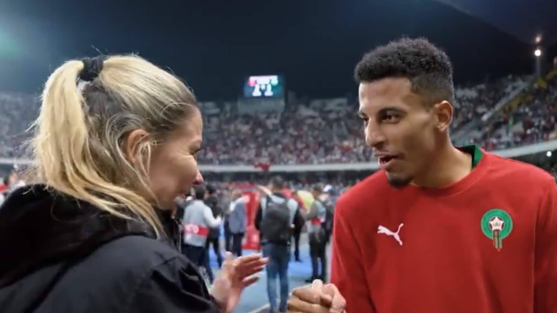 Le bel échange entre Laure Boulleau et Azzedine Ounahi amuse la Toile