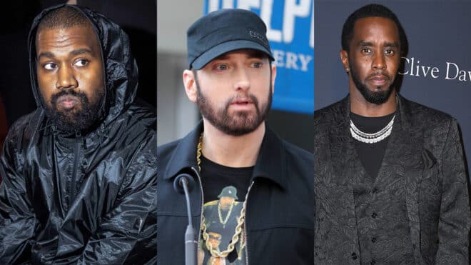 Eminem s’en prend à Kanye West et Diddy dans son nouvel album