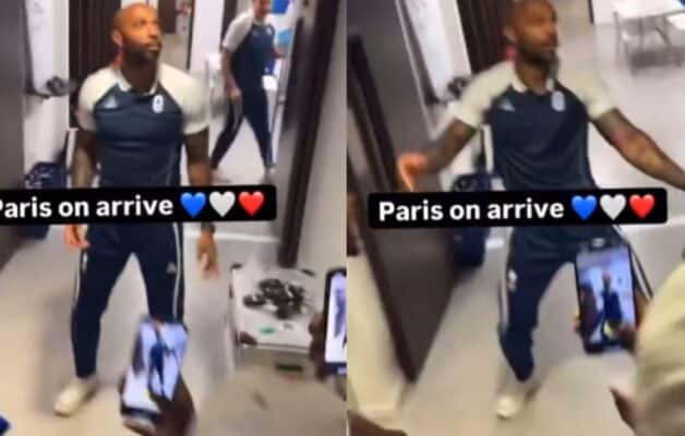 La célébration de Thierry Henry après la qualification de la France fait le buzz