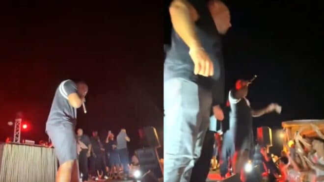 SDM se prend un verre en plein concert, il met un coup de pression au public