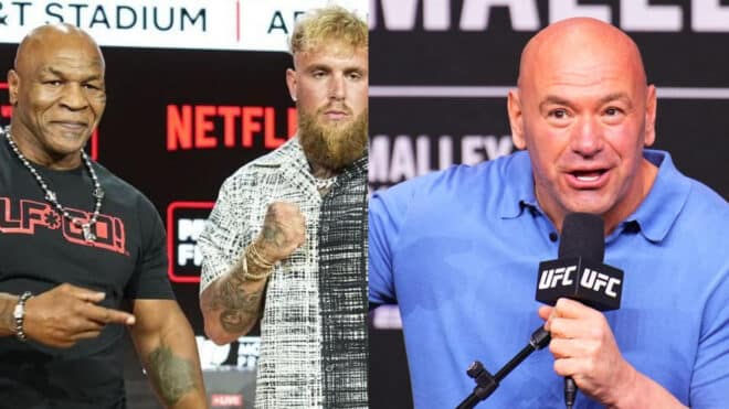 « C’est tout simplement ridicule » : Dana White cash sur le combat de Mike Tyson et Jake Paul