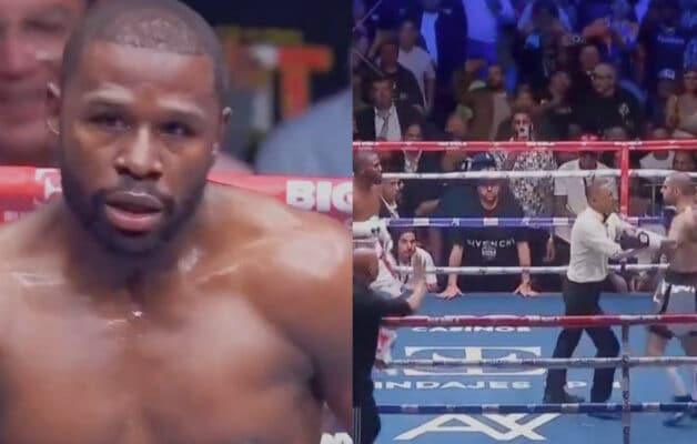 Floyd Mayweather furieux : il fait virer un arbitre en plein milieu de son combat