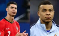 Cristiano Ronaldo encourage Kylian Mbappé après son premier but pour le Real Madrid