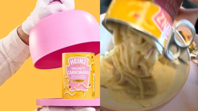 « De la nourriture pour chats » : Les pâtes carbonara de Heinz scandalise les consommateurs