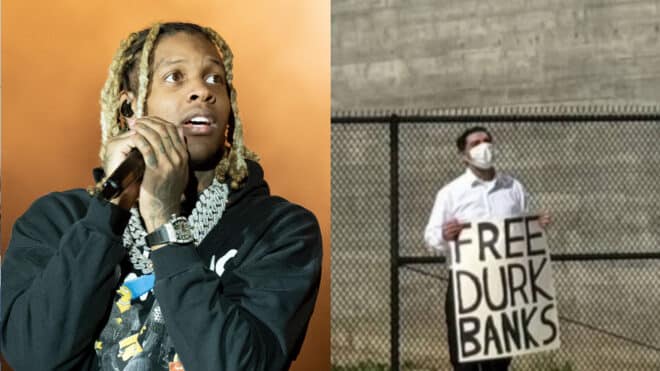 Lil Durk arrêté pour des faits graves : un fan manifeste pour sa libération