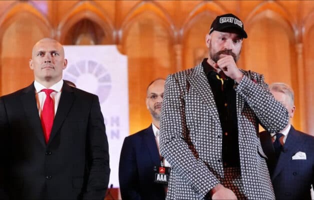 Oleksandr Usyk se la joue Hitman pour ses retrouvailles avec Tyson Fury