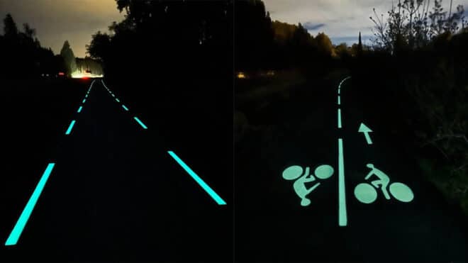 Cette peinture française révolutionnaire fait briller les routes la nuit