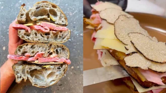 Cédric Grolet fait de nouveau polémique avec son sandwich jambon-beurre à la truffe à 30 euros