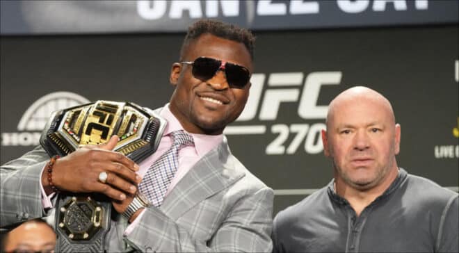 Francis Ngannou charge encore Dana White et le qualifie de tyran