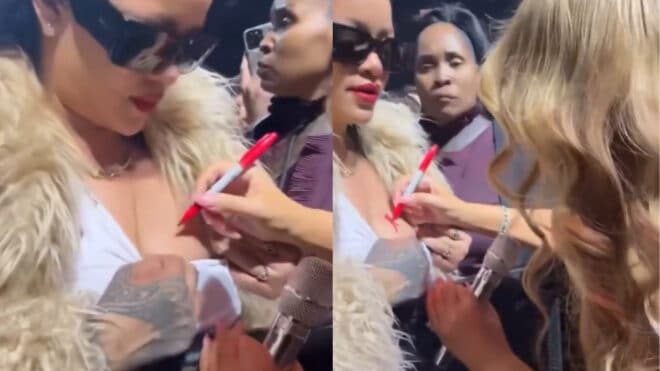 Rihanna au premier rang du show de Mariah Carey : elle réclame un autographe