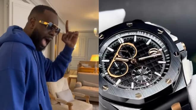 Gims sort dix exemplaires de montres avec Audemars Piguet à 400 000 euros