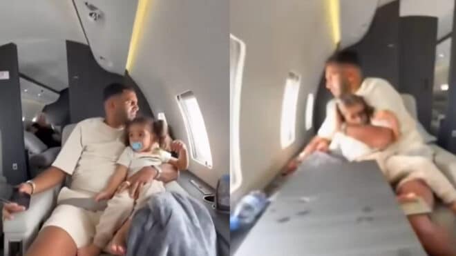 Riyad Mahrez et sa famille ont subi d’impressionnantes turbulences dans son jet privé