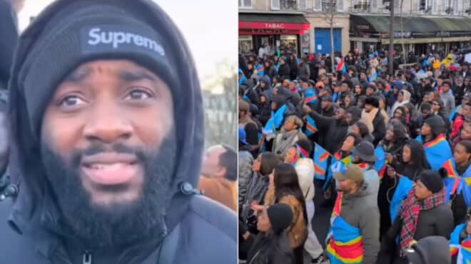 Gradur lors de la marche du Congo à Paris : « Il n’y a rien qui avance, ça nous fait mal »