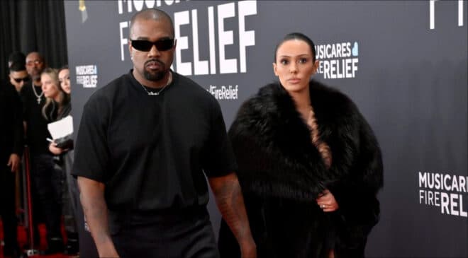 Kanye West et Bianca Censori expulsés des Grammys par la police à cause de la robe de la jeune femme